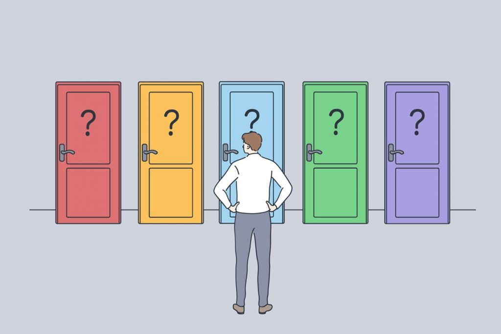 Portes-dépeintes-comme-options