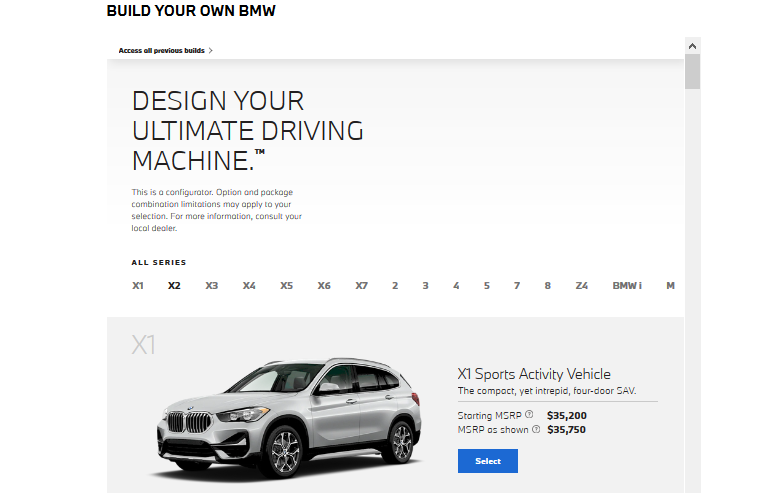BMW’s upselling tactic