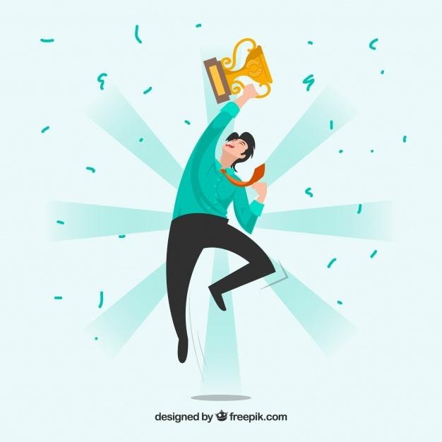Winner happy employee - Image Credit: freepik.com 